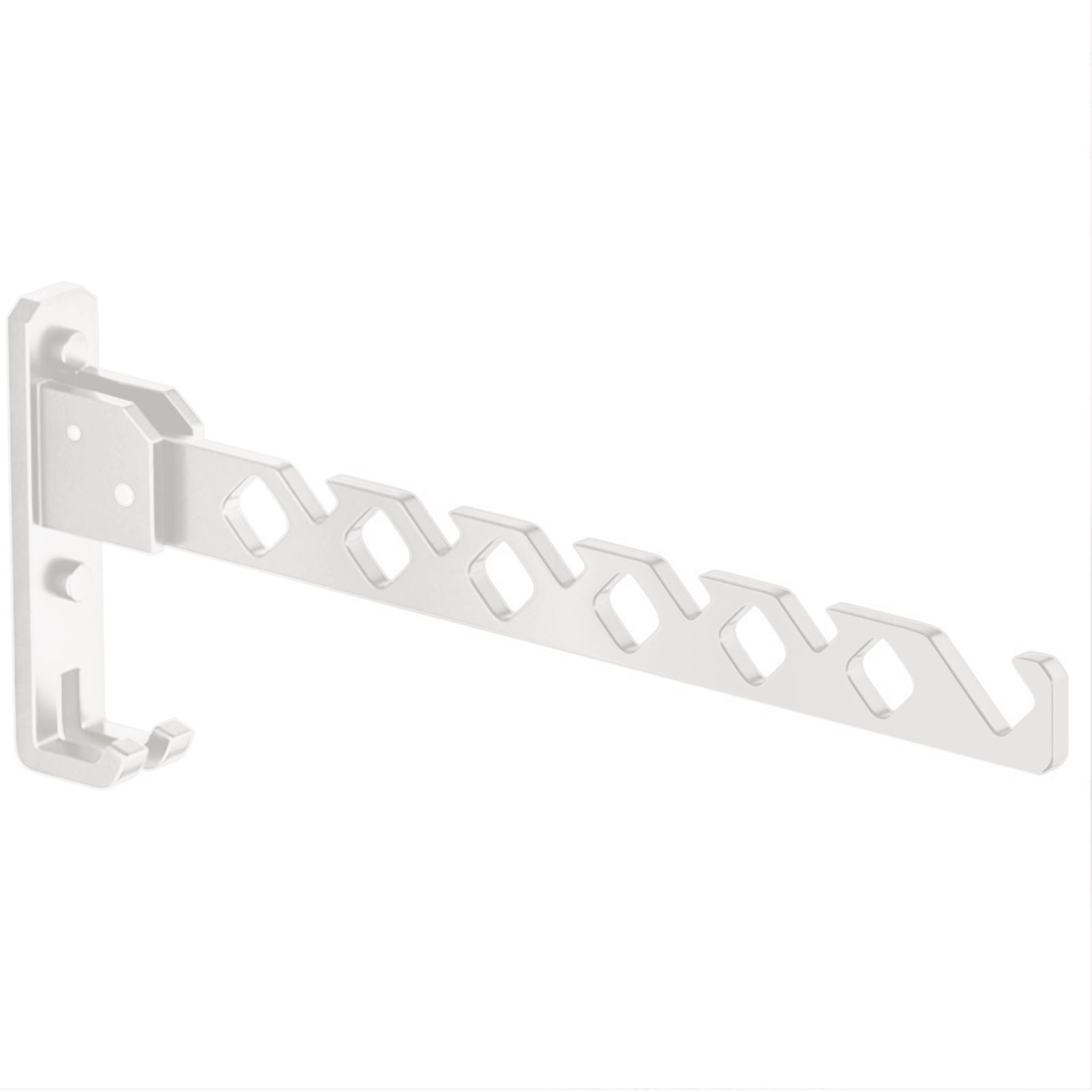 wirlsweal Foldable Hanger Rack Nodrill Hanger Rack Foldable Clothes