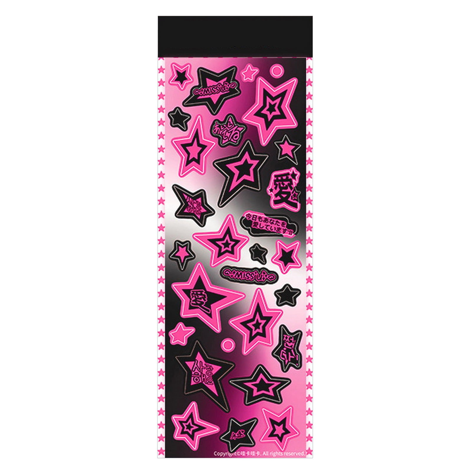 wirlsweal Glitter Star Stickers Ceiling Decorations Glitter Star