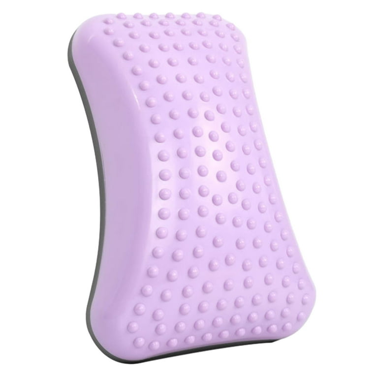 wirlsweal Lumbar Back Stretcher Inflatable Back Stretcher Lumbar Relaxer with 3d Massage Bumps Lower Upper Back Pain Relief Neck Stretcher Posture