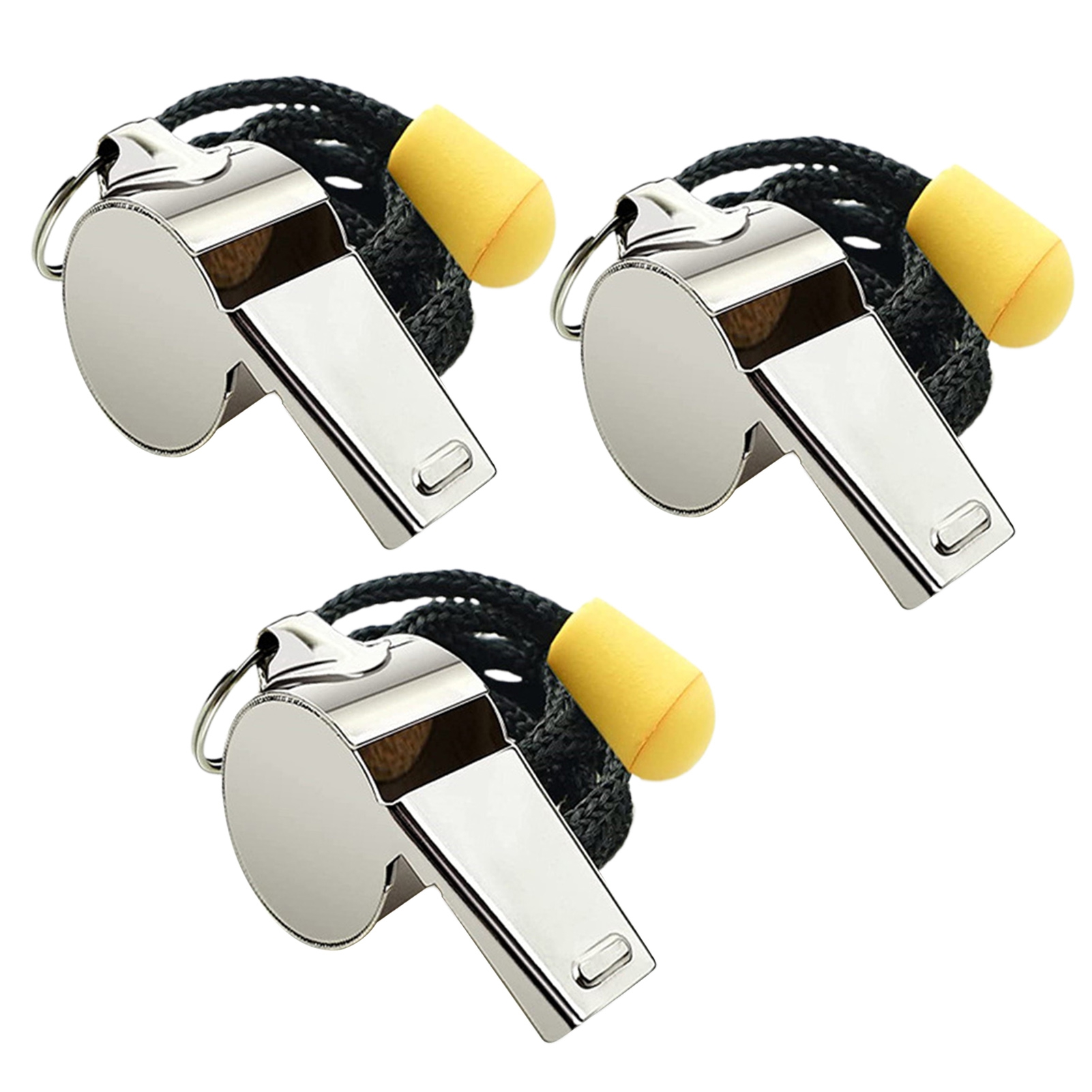 wirlsweal Portable Whistle Referee Whistle Stainless Steel Whistles