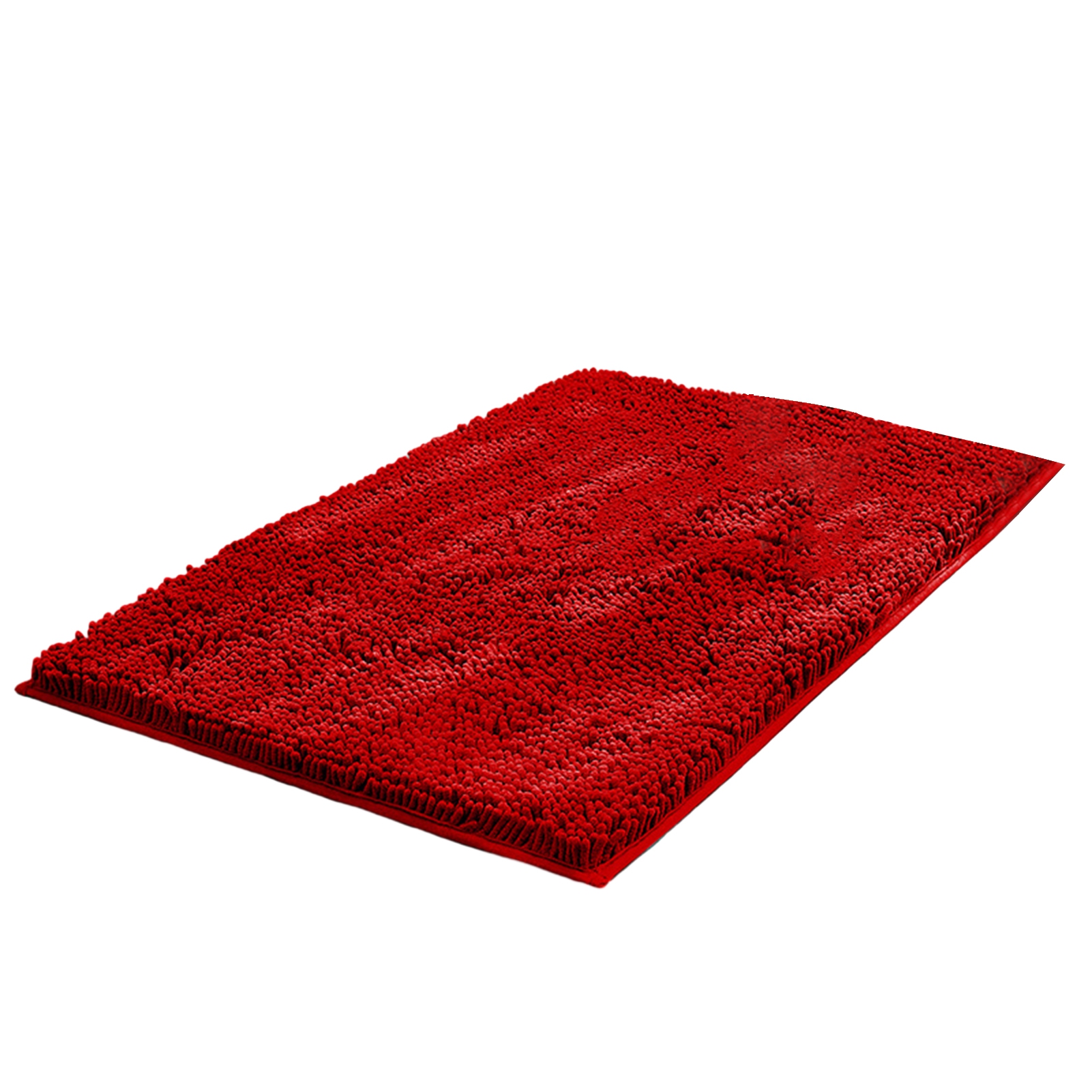 wirlsweal Thick Bathroom Floor Rug Nonslip Kitchen Rug Chenille Bath