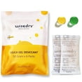 thumbnail image 1 of wisedry 50 Gram [6PACKS] Rechargeable Silica Gel Desiccant Packets Fast Reactivate Desiccant Bags Orange to Green indicating for Air Dryer Food Grade, 1 of 9