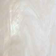 wissmach stained glass sheet and mosaic glass: white opal swirled with crystal (8"x6"-1 sheet) by