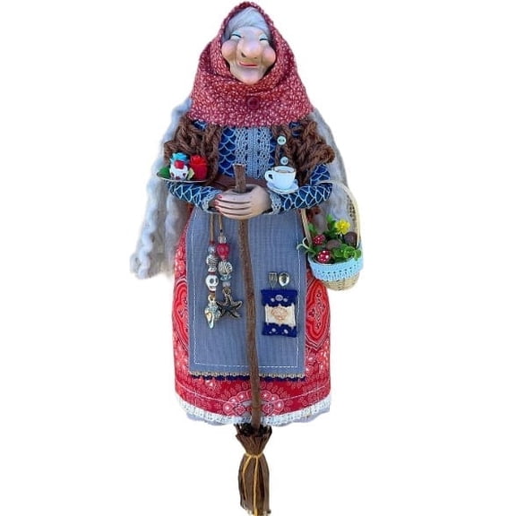 Kitchen Witch Doll, Handmade Kitchen Witch Doll, Luck Charm Home Decor for Cuisine