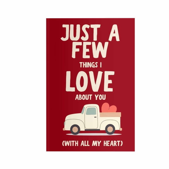 with All My Heart 33 Lovely Messages To Tell What I Love About You Fill-In Gift Book, Meaningful Love Memory Journal for Couples,2Pcs