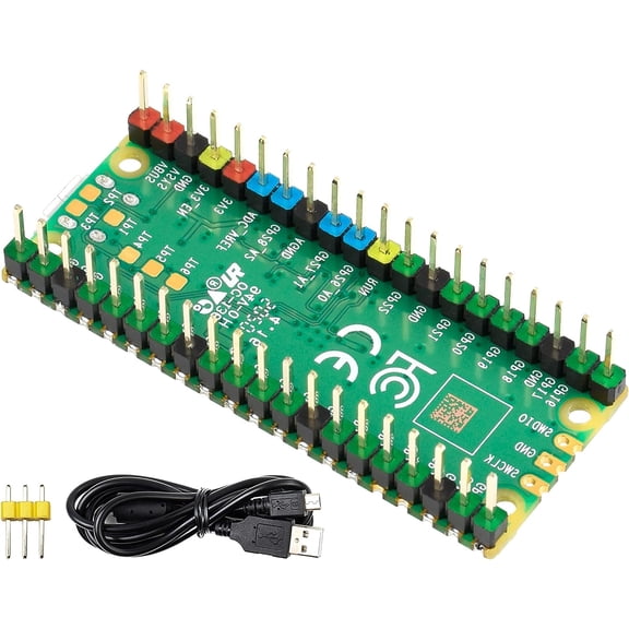 with Colorful Pre-Soldered Color Header Pico Microcontroller Mini Development Board Based on RP2040 Chip,Dual-Core ARM Cortex M0+ Processor