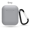 thumbnail image 1 of with Hooks Dust Proof Sleeve Wrap Shock Proof Earphones Pouch Silicone Case Cover Candy Color Protective Skin GREY, 1 of 8