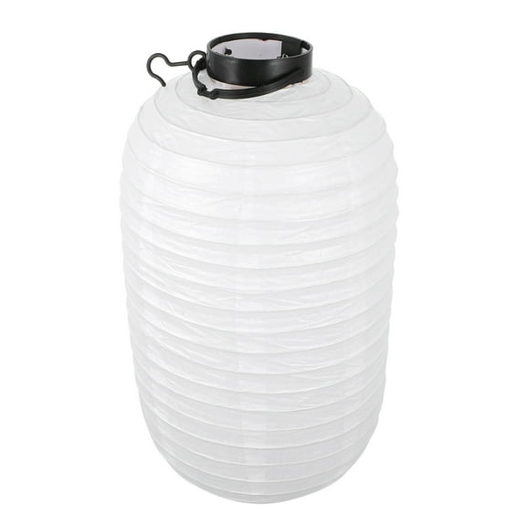 Masteelf White Hanging Paper Lanterns for Home Decoration, Battery Operated, Easy to Assemble, Reusable, 6.7 Inch Size