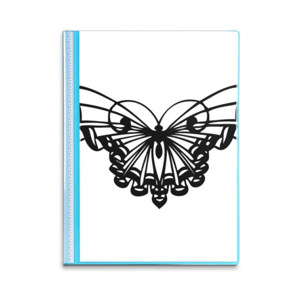 with Ruffle Wing Book Sheet Protectors Portfolio Binder Folder