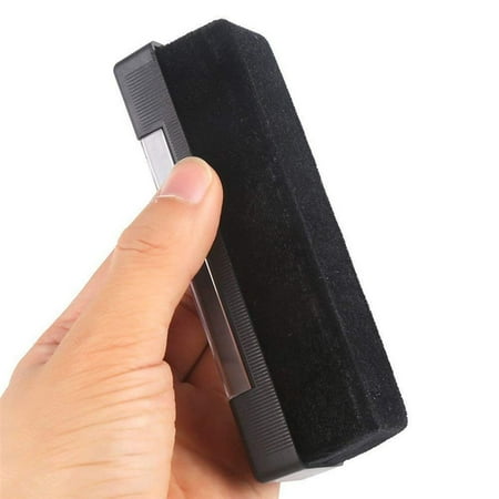with Small Brush CD/LP CD / VCD Turntable Record Player Player Accessory Carbon Fiber CD Brush Cleaning Brush Vinyl Record Dust Brush BLACK