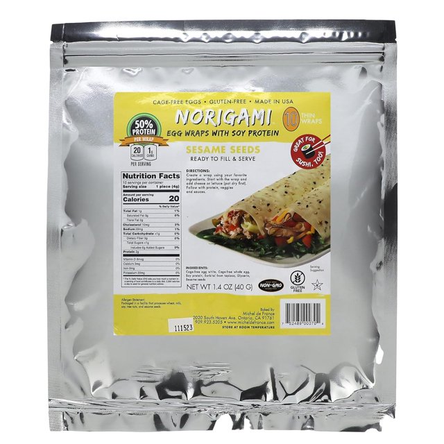 with Soy Protein Sesame Seeds. High Protein, Low Carb, Vegetarian