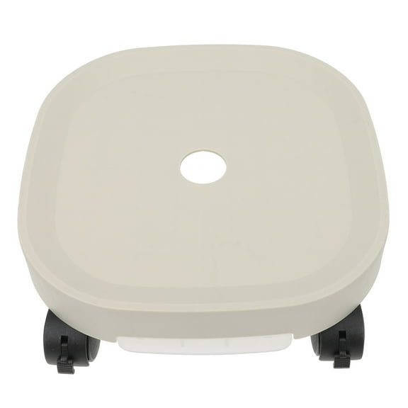 with Wheels and Drainage Tray, Rolling Stand Flower Pot Mover for Indoor and Outdoor Pots, Square Stand Pallet for Heavy Planter, 27x22x8. 5cm