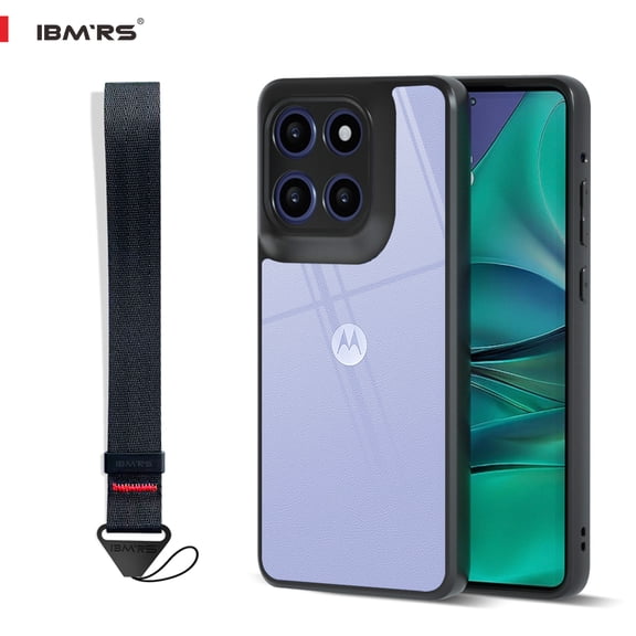(with Wrist Strap)IBMRS for Motorola Moto Edge 60 Stylus Case [Camo][Shockproof] - IBMRS Matte Cover, Anti-Scratch Protection | with Stylus Slot