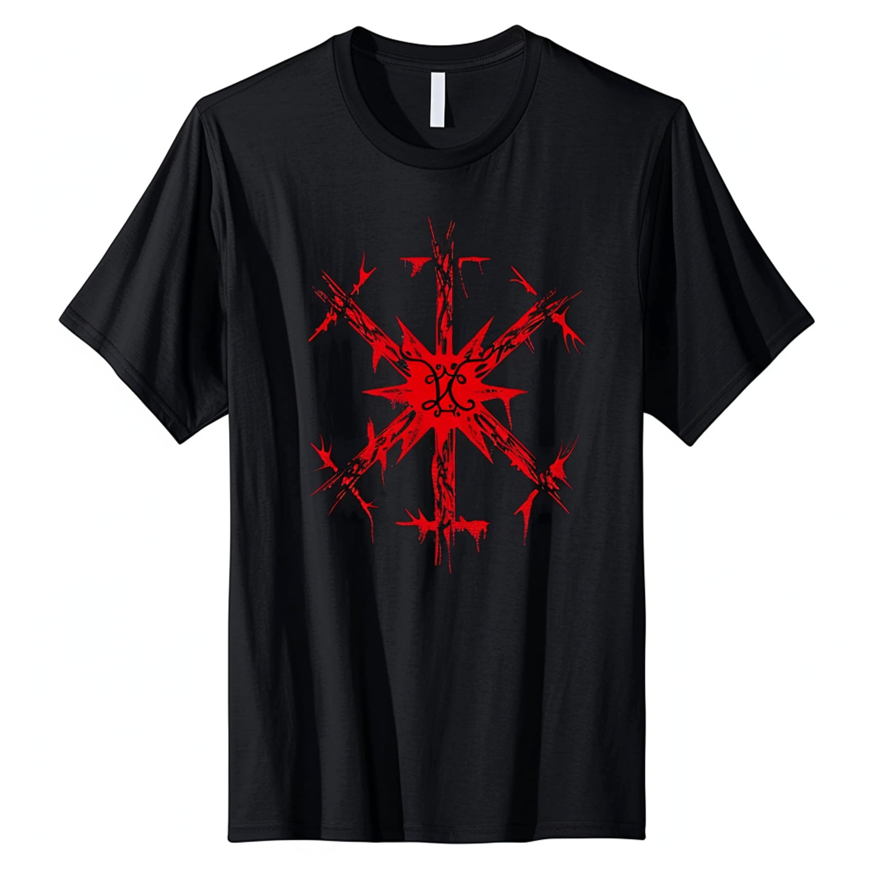 with this Occult Symbol Black T Shirt Unleash Your Inner Mystic in 