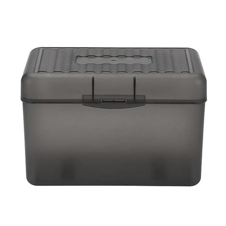 witspace 3 x 5 inch Index Card Box - Index Card Holder Notecard Box Recipe Card Box Plastic Storage Organizer for Filling Index Cards, Note cards, Flashcards, Recipes and Addresses(Colorful)