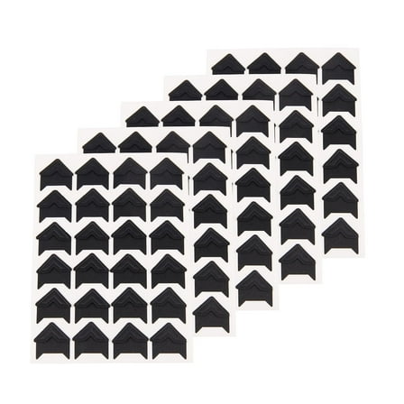 witspace 5 Pcs Photo Corner Stickers Holder Protectors Self Adhesive Photo Mounting Corner Stickers Picture Corners for DIY Scrapbooking Photo Album Personal Journal Diary