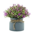 thumbnail image 1 of witspace Artificial Plants Outdoor Decorative Flowers Artificial Flowers Potted Plants Flowers In POTS Decorate Home Bathroom Kitchen Rustic Table Centerpiece Interior Outdoor Decor, 1 of 9