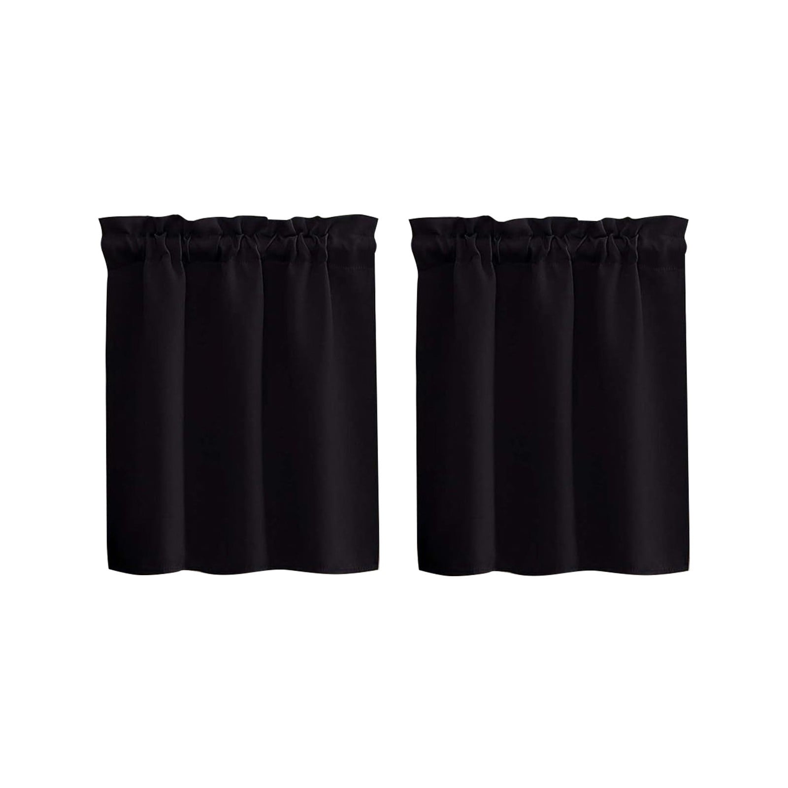 witspace Cafe Curtain (Half Window Curtain), Rod Pocket Kitchen Curtain ...