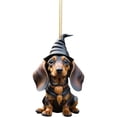 thumbnail image 1 of witspace Car Mirror Hanging Accessories - Dog Car Hanging Ornament Cute Puppy Funny Car Pendant Decoraction Swinging Ornaments for Car Rear View Mirror Hanging Car Interior Accessories, 1 of 6