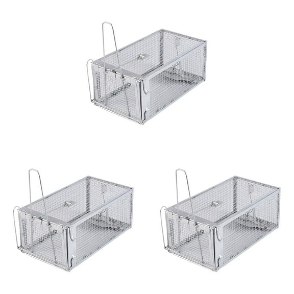 witspace Chipmunk Trap, Squirell and Rat Trap Cages That Works, Humane Mouse Trap for Home | Catch and Release | Reusable and Durable | No Kill Animal Trap | for Inside Home and Outdoor Use