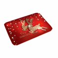 thumbnail image 1 of witspace Christmas Red Kitchen Rug Winter Holiday Ball Kitchen Mat Tree Snowflake Floor Mats Washable Non Slip Rug for Indoor Bedroom Living Room Bathroom Home Decor, 1 of 9