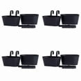 thumbnail image 1 of witspace Metal Hanging Flower Pots for Railing Fenceï¼Outdoor Balcony Rail Planter with Detachable Hooks Drainage Holes for Deck Garden Home Decor, 1 of 9