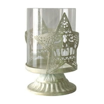 witspace Deer Candle Holder Candle Holder Christmas Gold, Reindeer Lantern Tea Light Holder for Christmas Decoration Table Decoration Window Gifts Vintage Living Room Pillar Candles