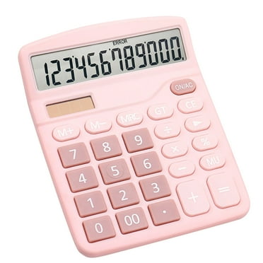 witspace Desktop Calculator, Calculator Big Buttons, 12-Digits Large LCD Display, Solar and AA Battery Dual Power, Desk Calculator for Office Home School Business Class
