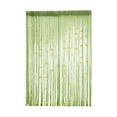 thumbnail image 1 of witspace Door String Curtain, Wall Panel Fringe Window Room Divider Blind, Home Patio Bedroom Decorative Tassel Screen Ribbon Strings Strip Silver Thread Screen for Wedding Coffee House, 1 of 9