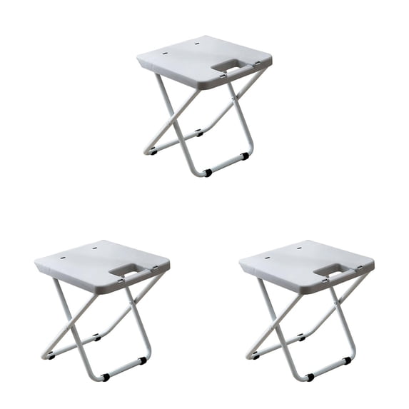 witspace Folding Stool, Capacity Foldable Stool with Handle, Portable Stools for Adults Heavy Duty, Folding Chair Outdoor/Indoor, Collapsible Stool for Camping,Home