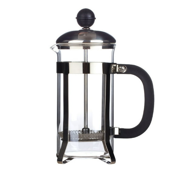witspace French Press Coffee Maker 304 Stainless Steel French Press, Heat Resistant Durable, Easy to Clean, Borosilicate Glass Coffee Press, 100% BPA Free Glass Teapot