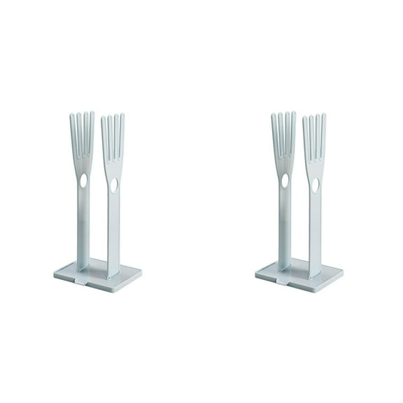 witspace Kitchen Glove Holder, Glove Drying Rack, Plastic Mitten Rubber Rack Gloves Hanger Sink Stand Towel Reusable Towel Storage Holders for Sponge Food Bag Organizer 2PCS