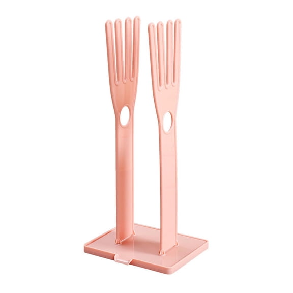 witspace Kitchen Glove Holder, Glove Drying Rack, Plastic Mitten Rubber Rack Gloves Hanger Sink Stand Towel Reusable Towel Storage Holders for Sponge Food Bag Organizer