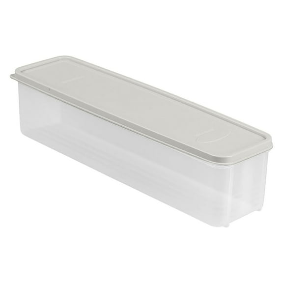 witspace Kitchen Organizers and Storage, Plastic Pasta Container, Clear Spaghetti Storage Container Organizer with Lid, Stackable Long Noodle Holder for Pantry, Kitchen, Cabinet