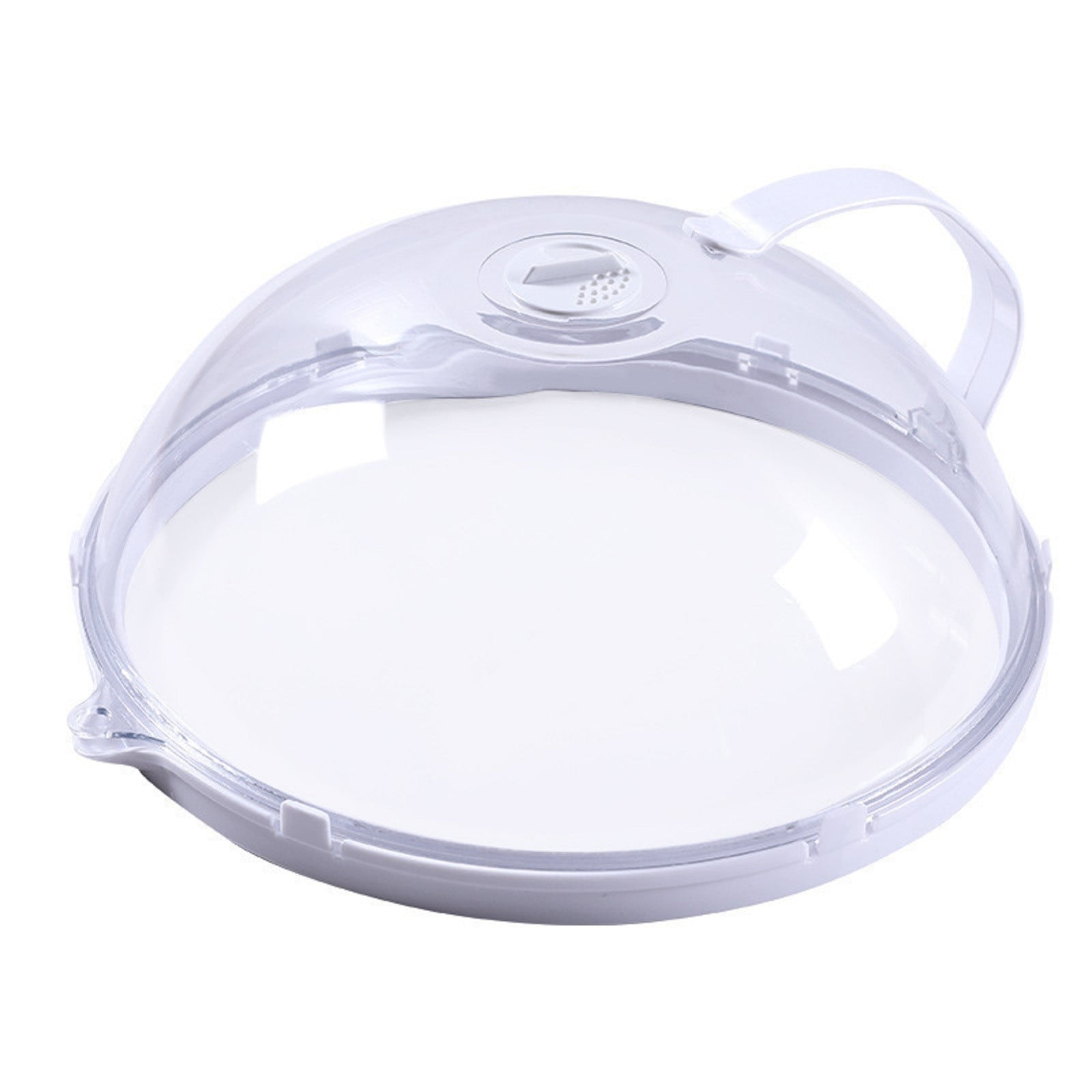 witspace Microwave Splatter Cover, Microwave Cover for Foods Without BPA, Microwave Plate Cover Guard Lid with Handle, Hanging Hole and Adjustable Steam Vents Microwave Oven Cleaner Large
