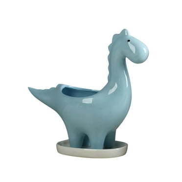 witspace Plant Pots Ceramic Flower Pot Desktop Decoration Creative Dinosaur Succulent Planter Balcony Plant Pots for Outdoor or Indoor Garden Flower Planter