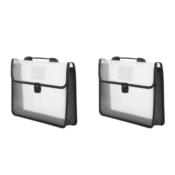 witspace Plastic Envelopes Poly Envelopes, Clear Document Folders File Folders Letter A4 Size File Envelopes with Label Pocket, Assorted Color for School Home