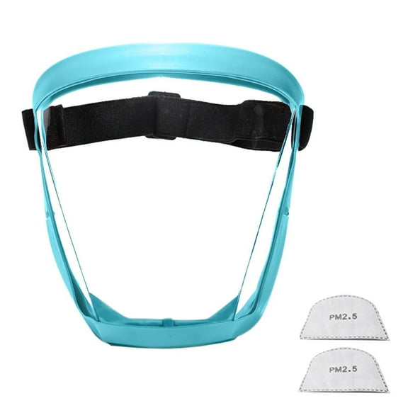 witspace Plastic Face-Shield Full Safety Face Protection Equipment with for Unisex and Adult, Reusable No Fogging Transparent Face-Shield with Adjustable band, High-Definition 