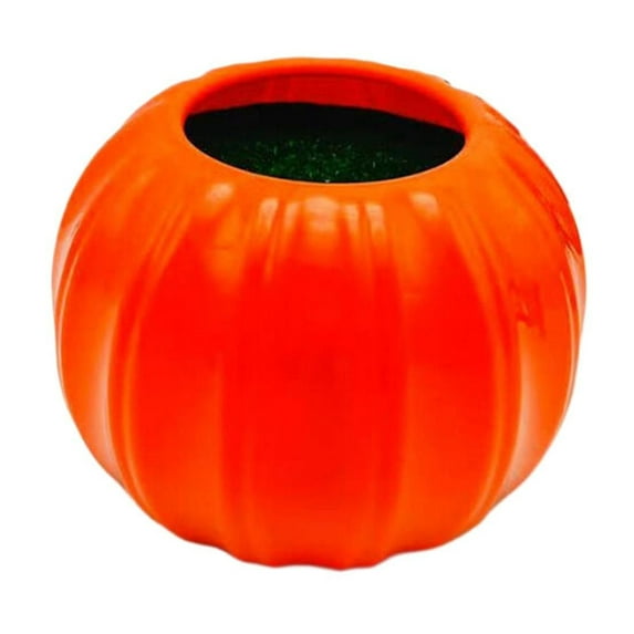 witspace Pumpkin Shape Plastic Vase for Dry Flower Halloween Thanksgiving Decorations - Flower Decorative Vase Fall Decorations - Modern Pot for Home Room Office Party Wedding