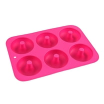 witspace Silicone Donut Mold - Non-Stick Silicone Doughnut Pan Set, Just Pop Out, Heat Resistant, Make Perfect Donut Cake Biscuit, Without BPA and Dishwasher Safe