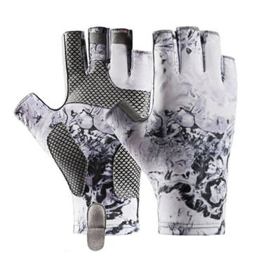 witspace Sun Gloves UPF 50+ Fishing Gloves, Fingerless Sun Protection UV Protection Fishing Gloves Men/Women for Fishing, Kayaking, Paddling, Hiking, Sailing, Rowing, Driving and Canoeing