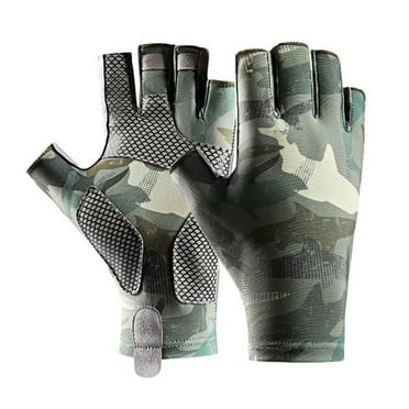 witspace Sun Gloves UPF 50+ Fishing Gloves, Fingerless Sun Protection UV Protection Fishing Gloves Men/Women for Fishing, Kayaking, Paddling, Hiking, Sailing, Rowing, Driving