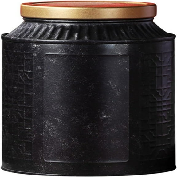 witspace Tea Tin Canister with Airtight Lids for Loose Tea Mini Tea Storage Containers Round Tin Canister Tea Cans for Storage Tea Bags