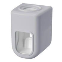 witspace Toothpaste Dispenser Wall Mounted Bathroom Automatic Toothpaste Squeezer, Without Hole Wall-mounted Adhesive Automatic Toothpaste Dispenser Squeezer