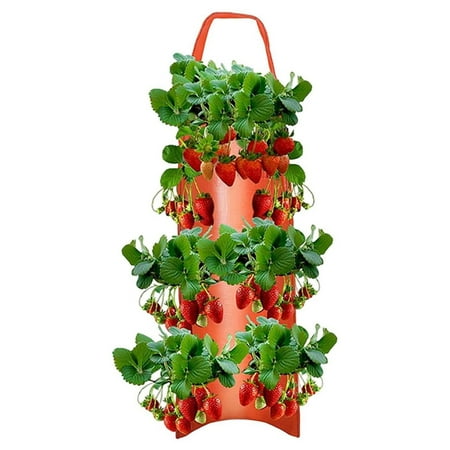 witspace Upside Down Strawberry Planter, Upside Down Tomato Planter - Hanging Strawberry Planter -Hanging Grow Bags - Hanging Tomato Planter - Hanging Strawberry Planter Kit