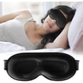 thumbnail image 1 of wmincc Sleep Mask,Upgraded 3D Deep Contoured Eye Mask for Sleeping,No Pressure Eye Covers 99% Block Out Light Eye Mask with Adjustable Elastic Strap for Sleeping, Yoga, Traveling (1pc,Black), 1 of 1