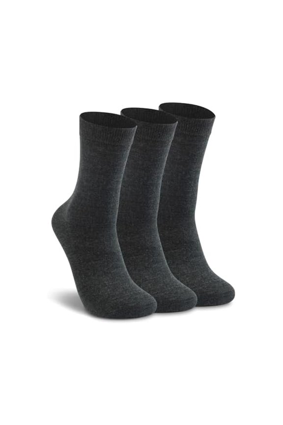 Womens Thin Merino Wool Crew Socks Warm Breathable Winter Boot Liners Cozy Thermal Casual for Dress Trousers