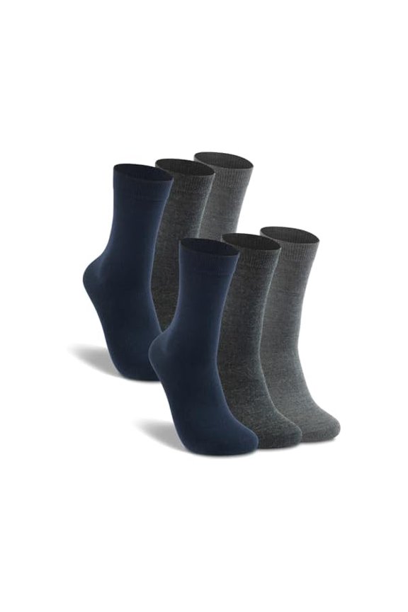 Womens Thin Merino Wool Crew Socks Warm Breathable Winter Boot Liners Cozy Thermal Casual for Dress Trousers