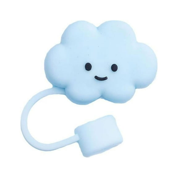 wnpxqnt Cartoon Soft Rubber Dustproof Straw Cap Reusable Drinking Straw Lot Y5 C7L3