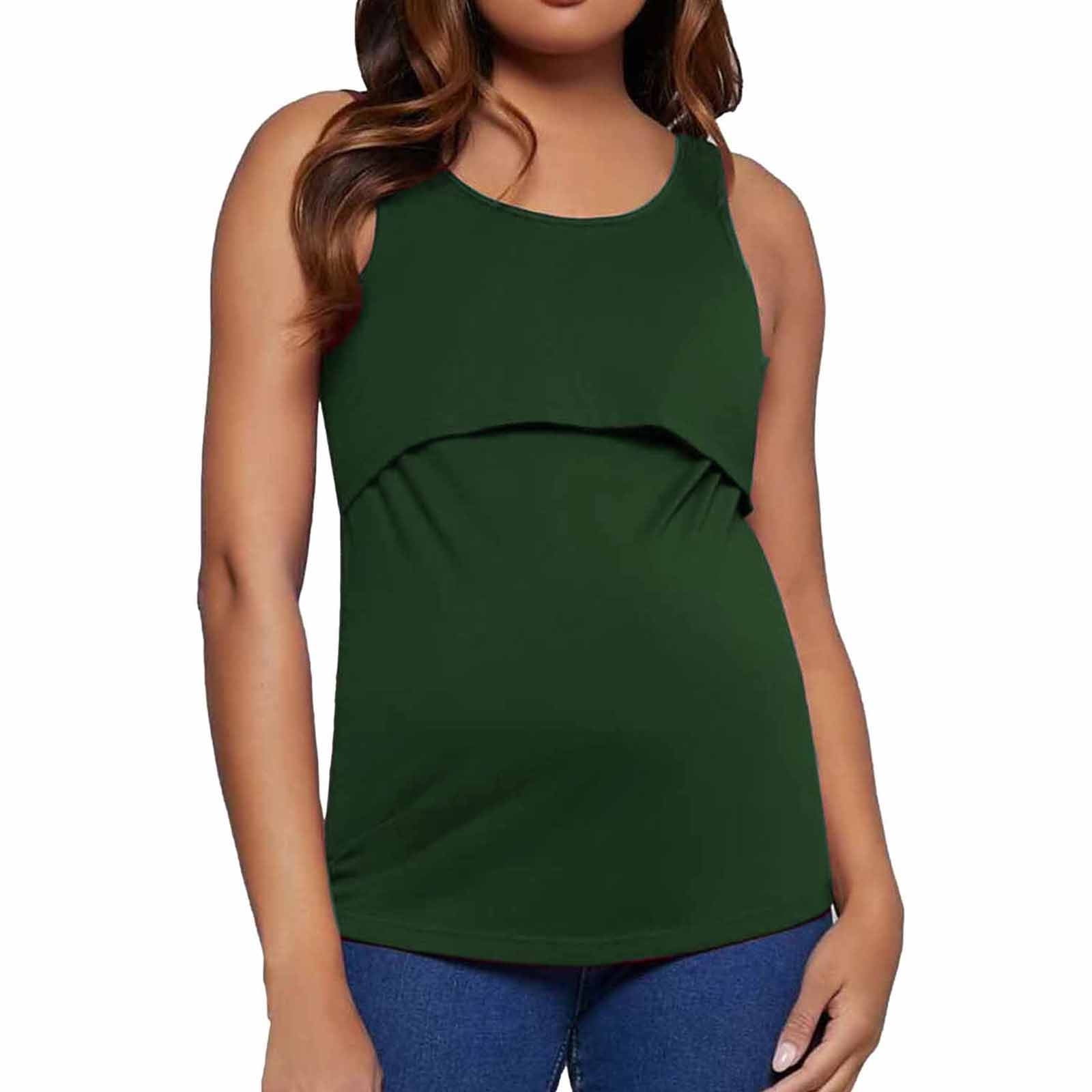 wofusoul Black and Friday Deals Tank Tops for Women Maternity Clothes